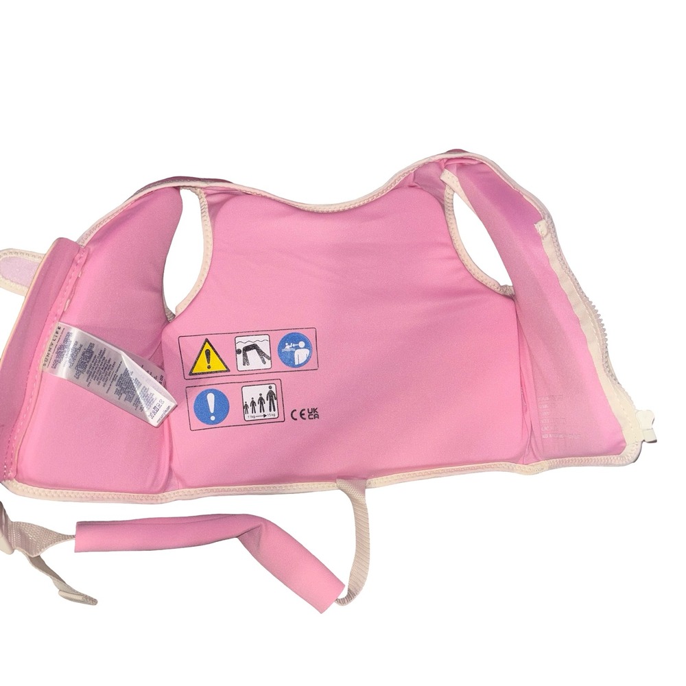 Sunnylife Kids Swim Vest 1-2 Years Cotton Candy Pink Cherry Butterfly S51VVPK1 - Picture 3 of 7